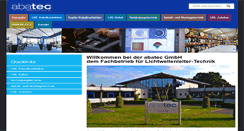 Desktop Screenshot of abatec.de